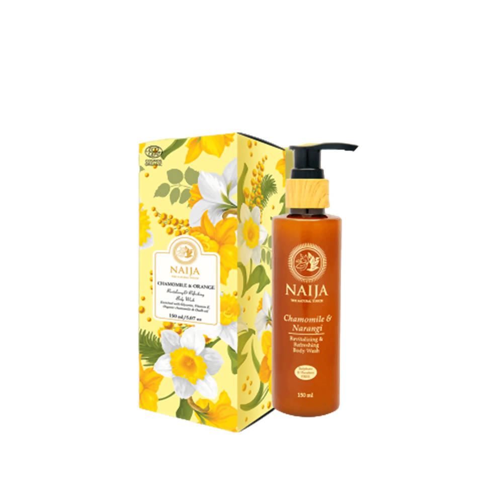 Naija Chamomile & Narangi Revitalizing & Refreshing Body Wash | Grocsy