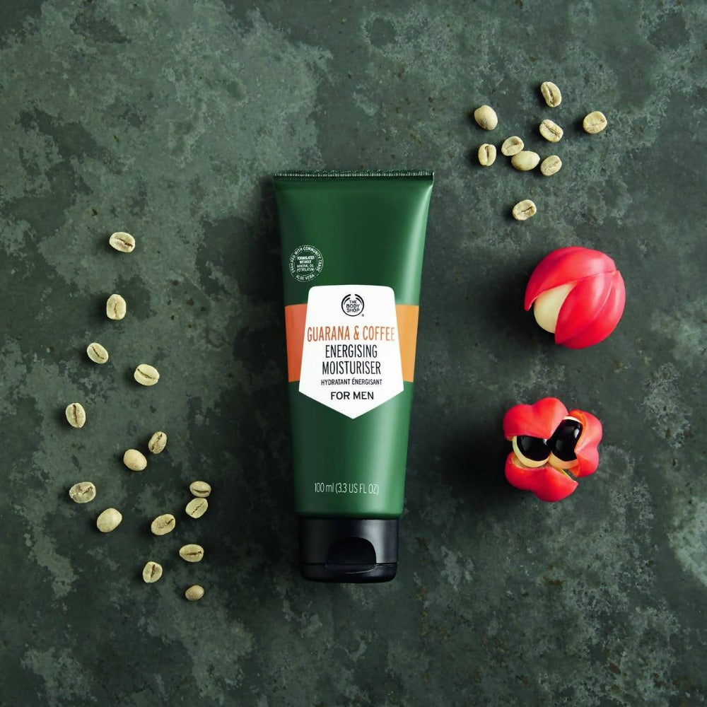 The Body Shop Guarana And Coffee Energising Moisturiser For Men | Grocsy