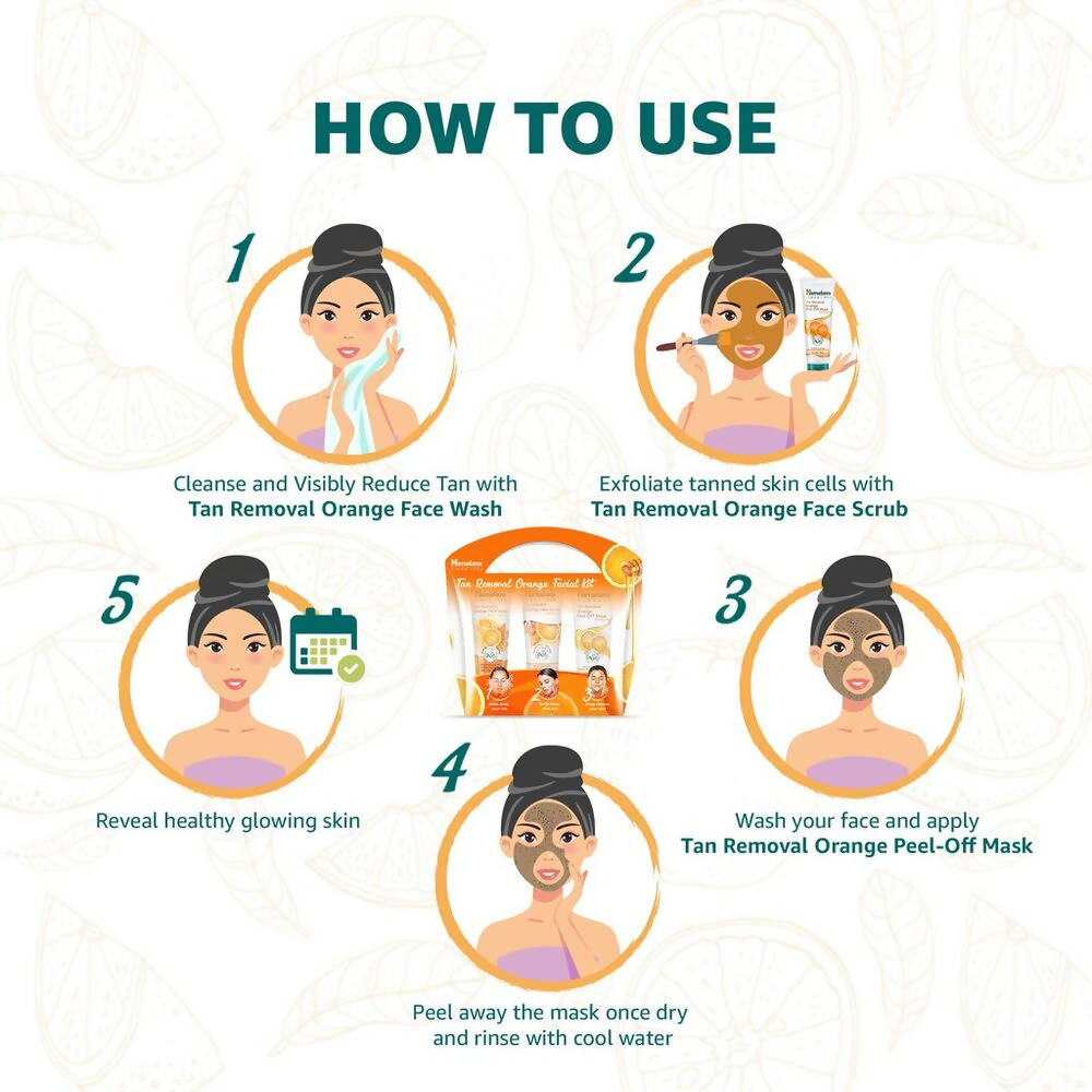 Himalaya Tan Removal Orange Facial Kit | Grocsy
