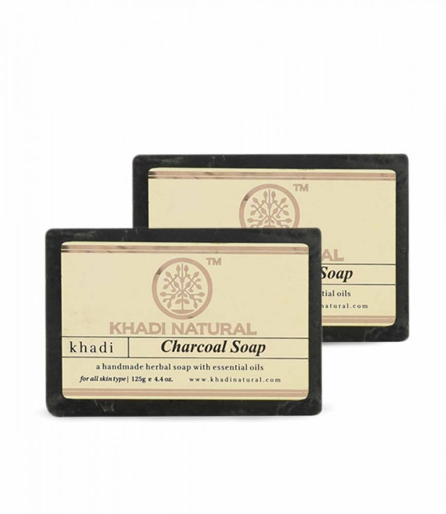 Khadi Natural Herbal Charcoal Soap | Grocsy
