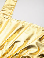 Ahalyaa Women's Traditional Wear Co-ords - Tan | Grocsy