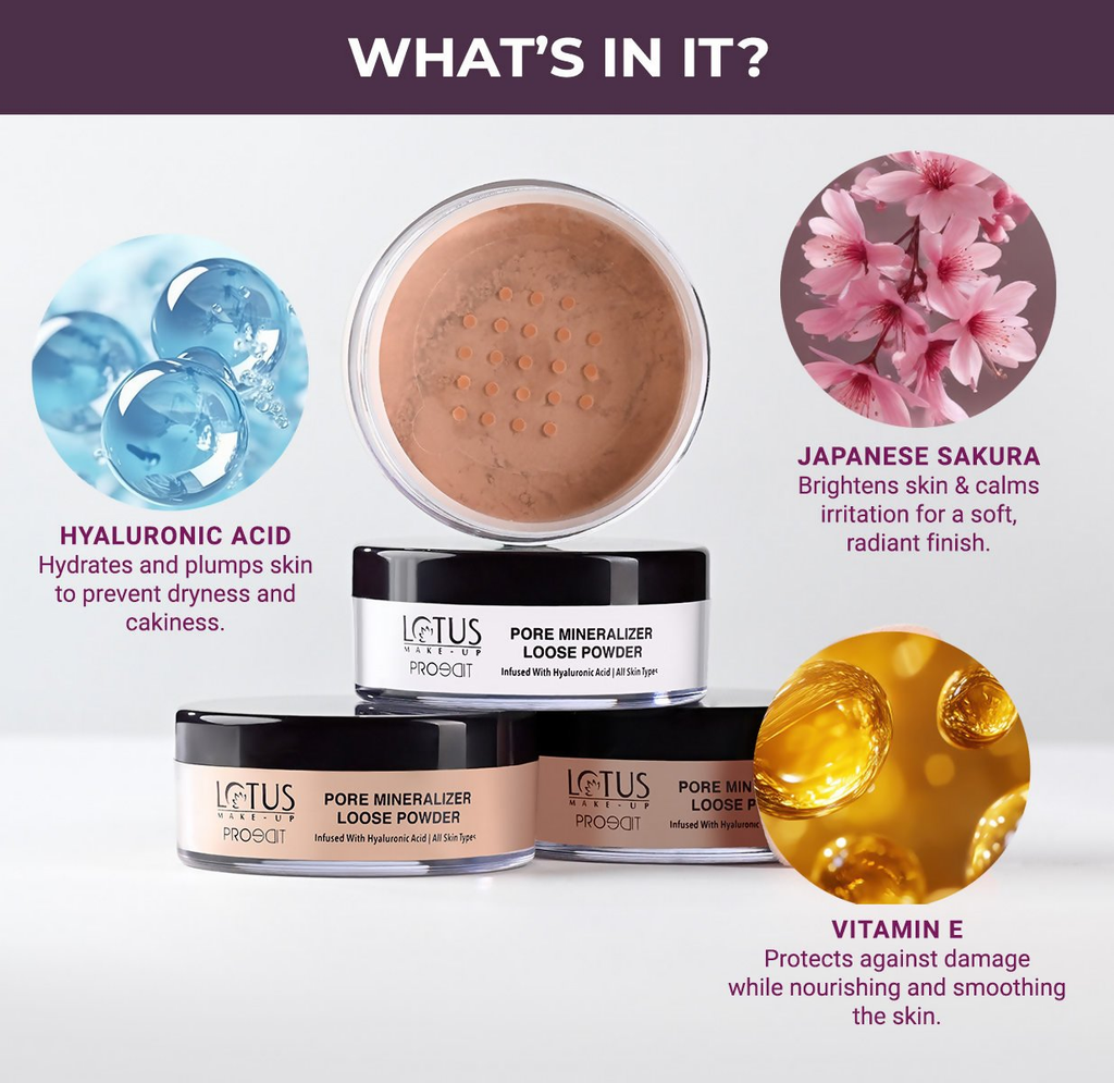 Lotus Make Up Proedit Pore Mineralize Loose Powder - 04 Cinnamon | Grocsy