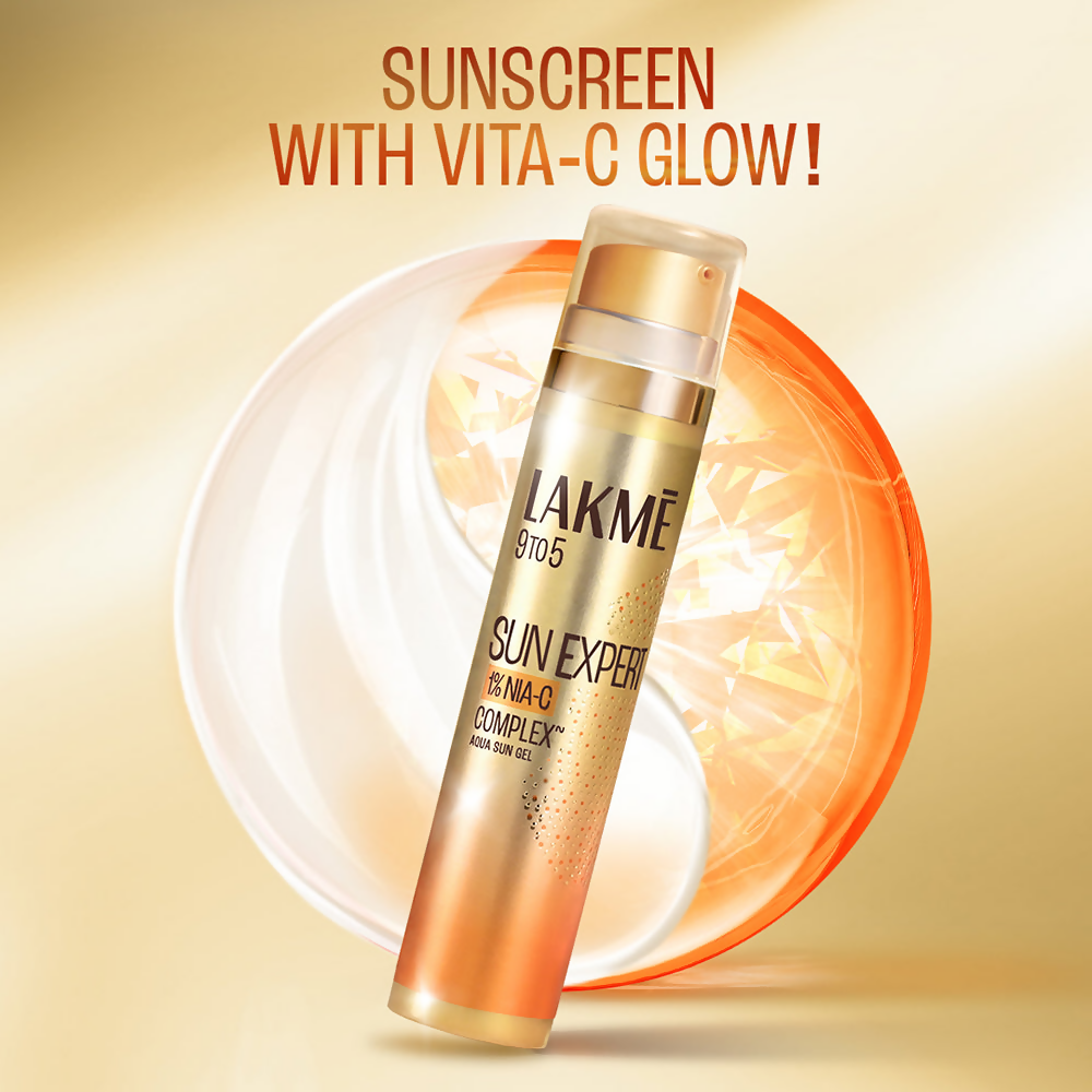 Lakme 9To5 Sun Expert 1% Nia-Vit C Sunscreen, Spf 50 Pa++++++ | Grocsy