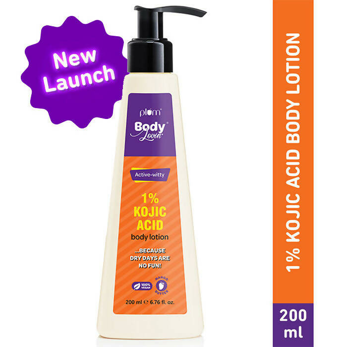 Plum BodyLovin Active-witty 1% Kojic Acid Body Lotion | Grocsy