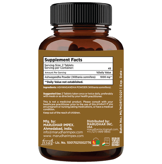 Minature Ashwagandha Tablets | Grocsy