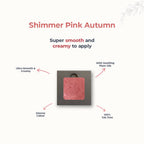 Disguise Satin Smooth Eyeshadow Squares - Shimmer Pink Autumn 206 | Grocsy