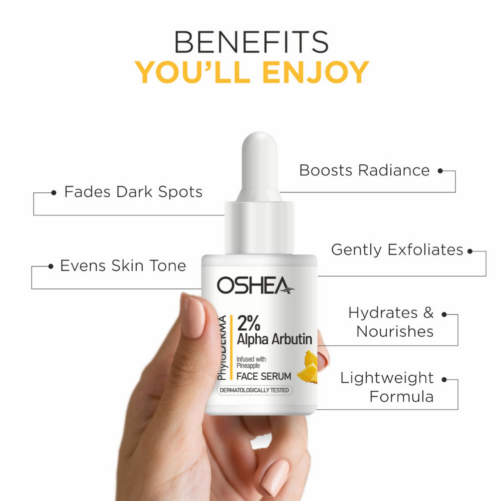 Oshea Herbals Phytoderma 10% Glycolic Acid & 2% Niacinamide Face Serum | Grocsy