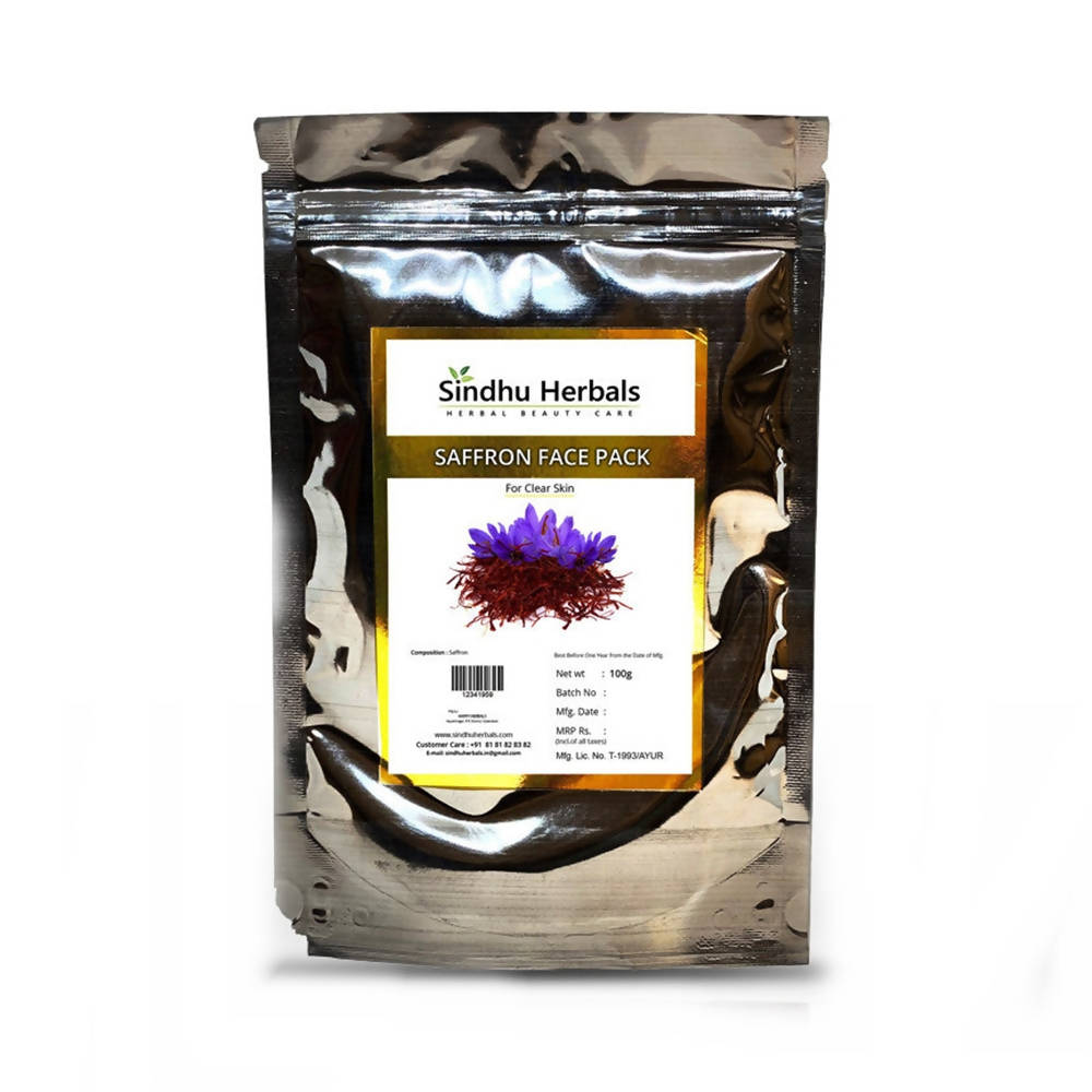 Sindhu Herbals Saffron Face Pack | Grocsy