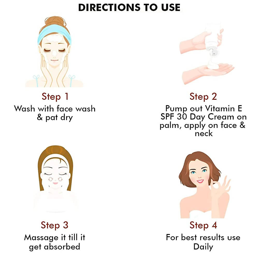 Inatur Vitamin E Day Cream SPF 30 | Grocsy