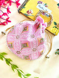 Joban Fashion Potli Bags - Light Pink | Grocsy