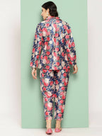 Ahalyaa Women's Traditional Wear Co-ods - Blue | Grocsy