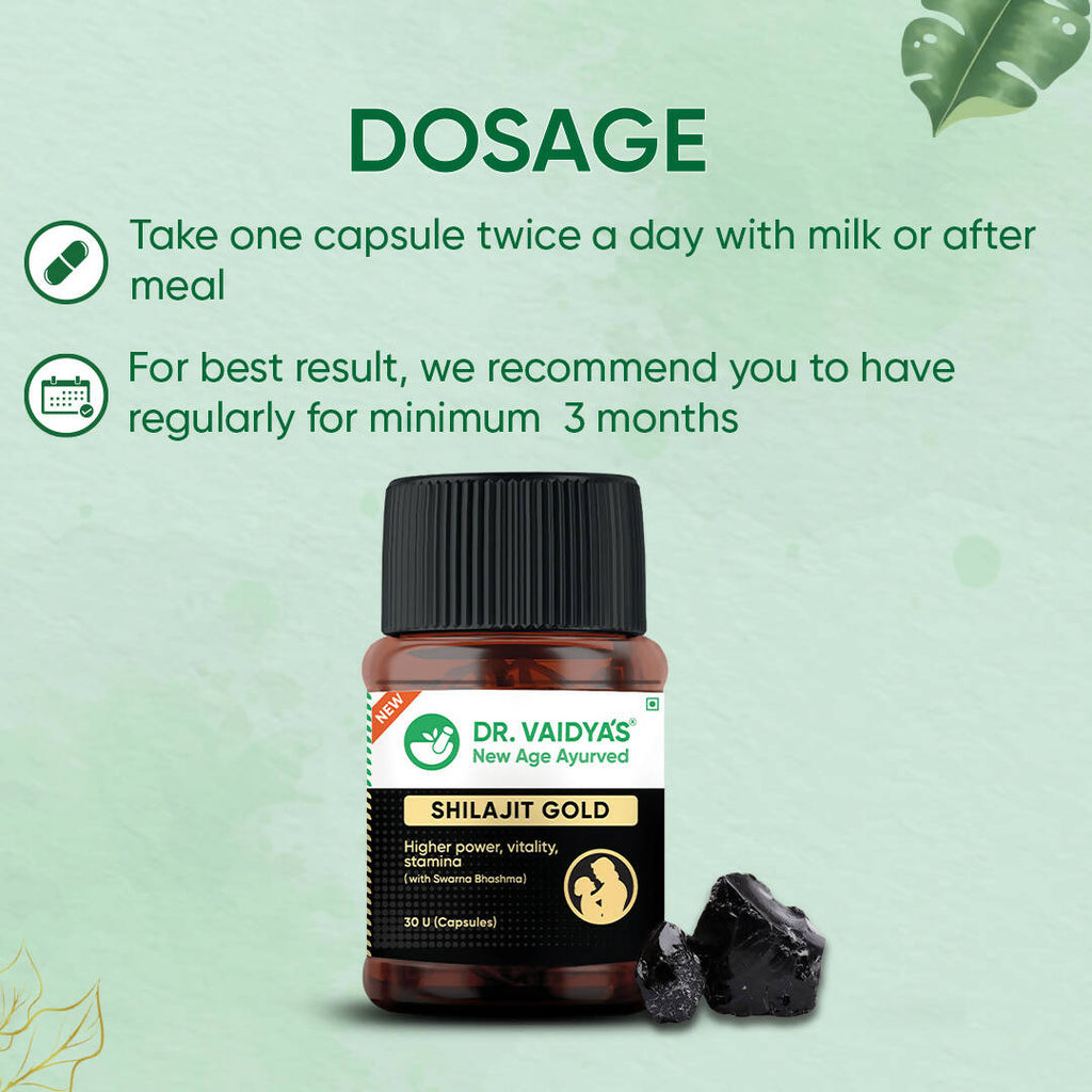 Dr. Vaidya's SJ Gold Capsules | Grocsy