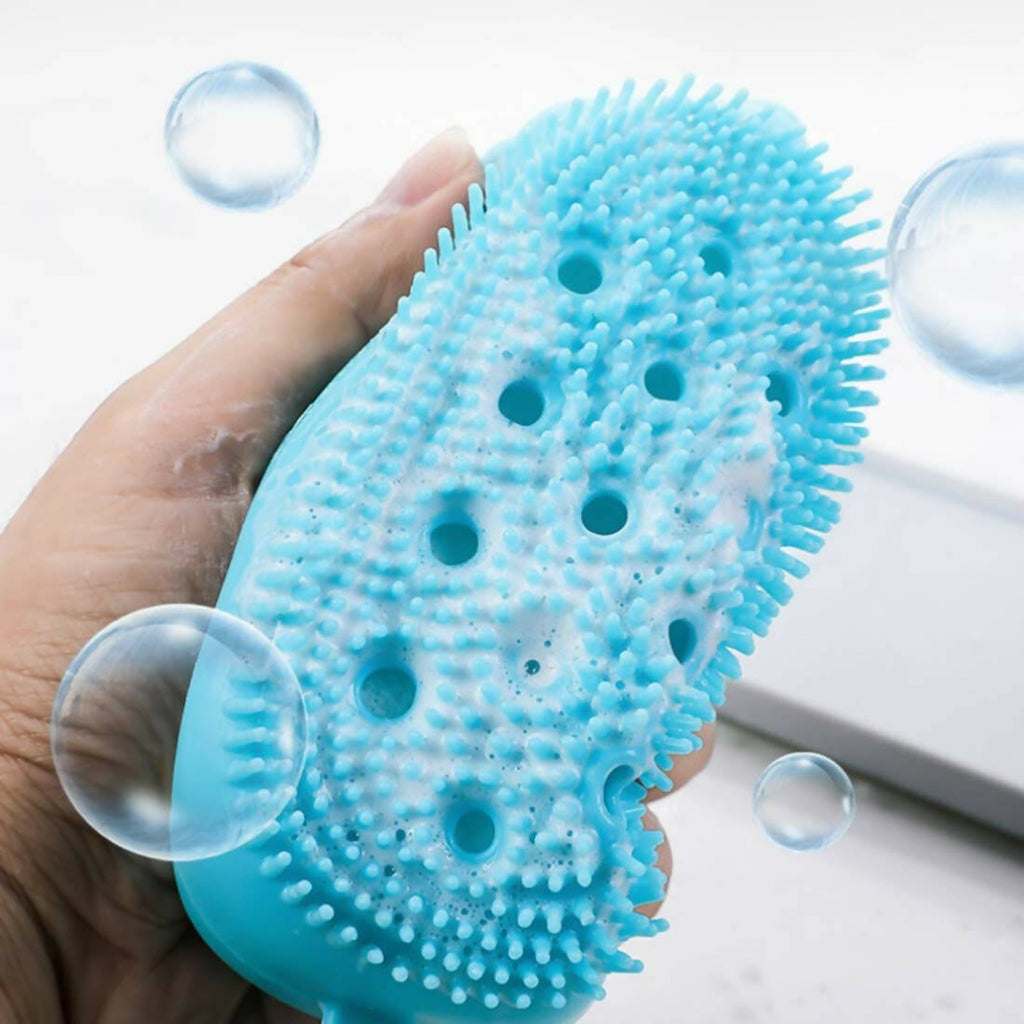 Favon Silicon Bubble Bath SPA Super Soft Body Scrubing Brush | Grocsy