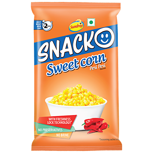 Sundrop Snacko Instant Sweet Corn - Peri Peri Flavour | Grocsy
