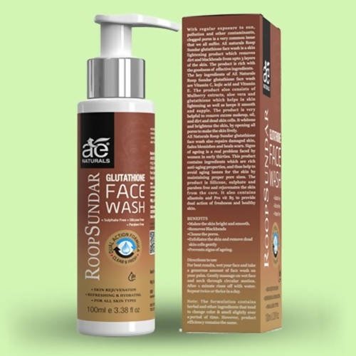 Ae Naturals Roop Sundar Glutathione Face Wash | Grocsy