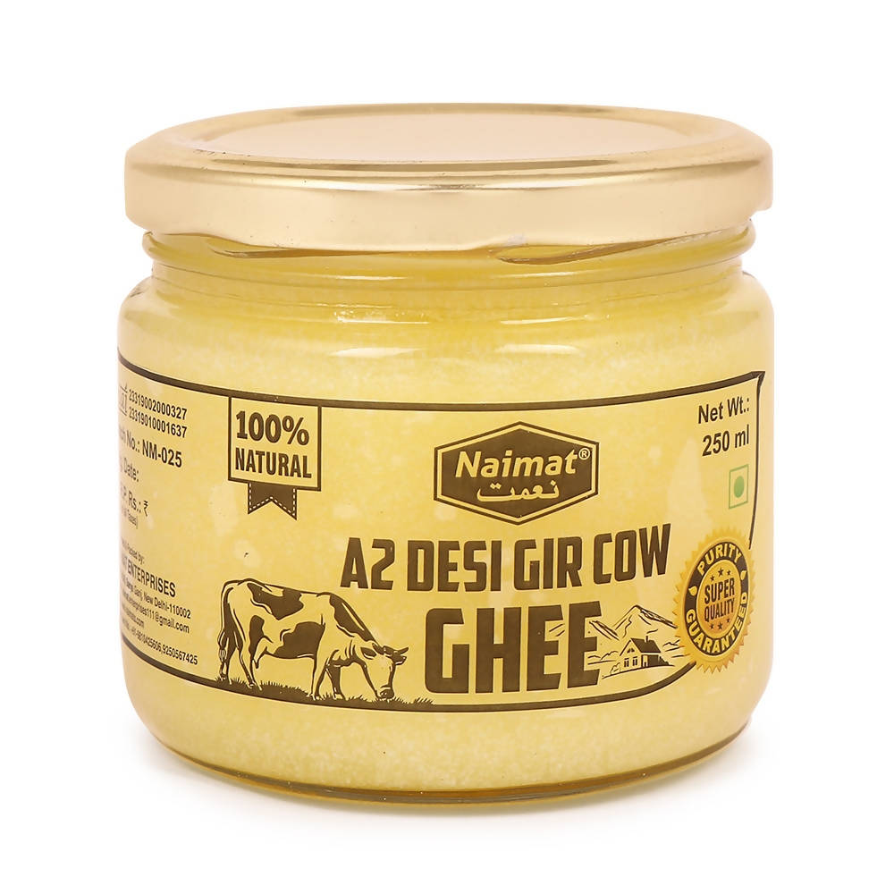 Naimat A2 Desi Gir Cow Ghee | Homemade Ghee From Desi Cow Milk | Certified Organic Ghee | Grocsy