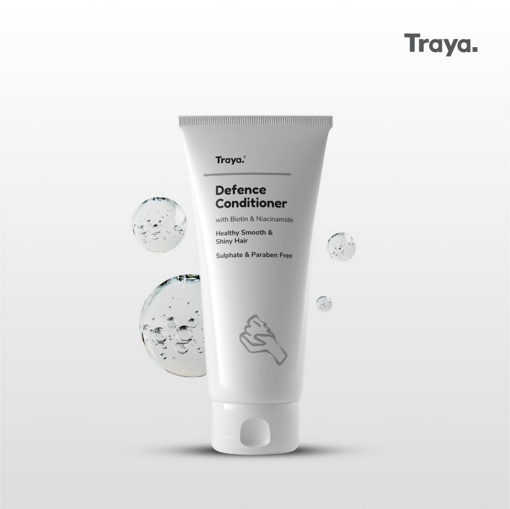 Traya Defence Conditioner with Biotin & Niacinamide | Grocsy