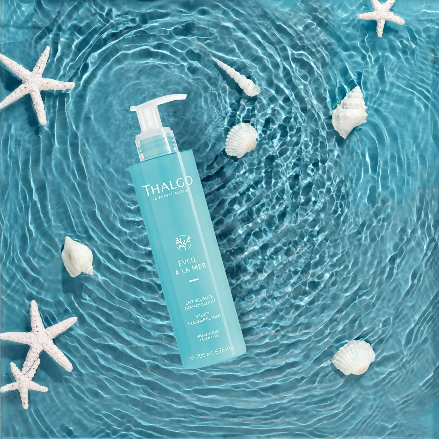 Thalgo Velvet Cleansing Milk - Gentle Cleansing Milk with Castor & Grape Seed Oils | Grocsy