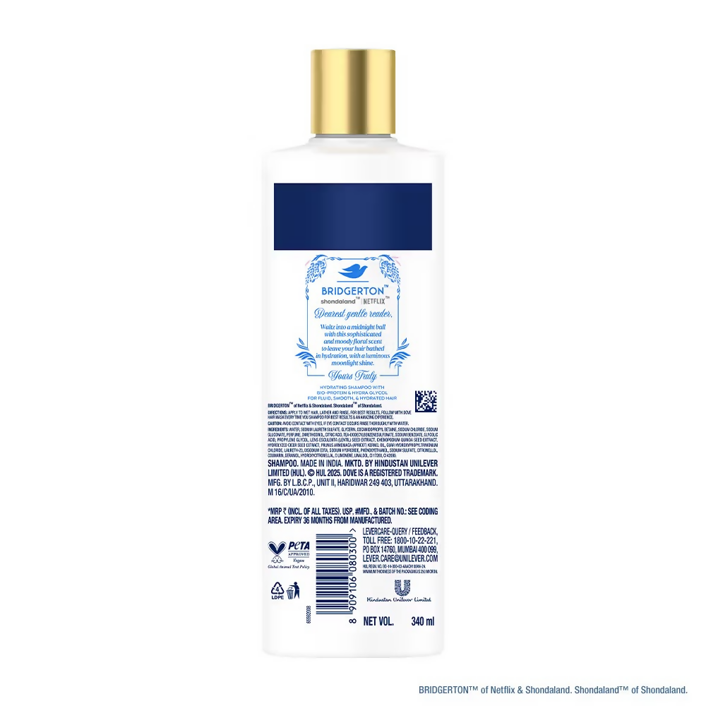 Dove Bridgerton Moonlit Masquerade Hydrating Shampoo | Grocsy