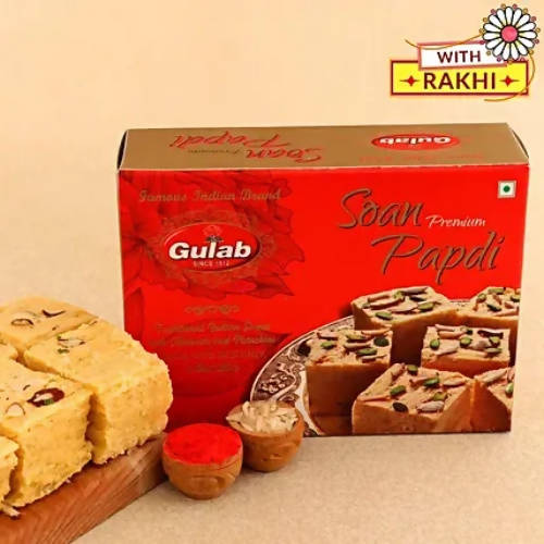 Captain America Cute Kids Rakhi & Soan Papdi | Grocsy