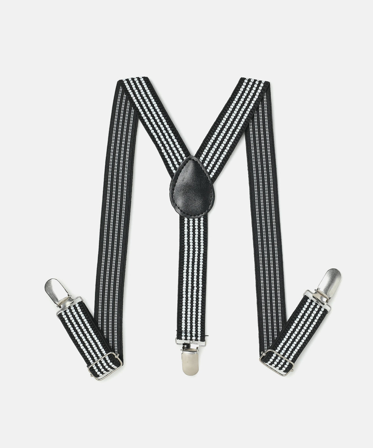 Manet Boys Strip Suspenders - Black | Grocsy