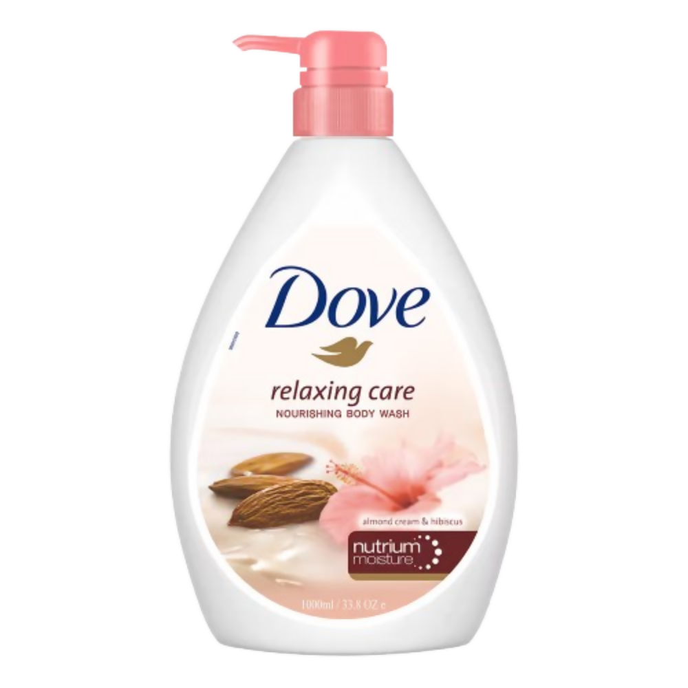 Dove Body Wash - Relaxing Care Almond Cream & Hibiscus Nourishing | Grocsy