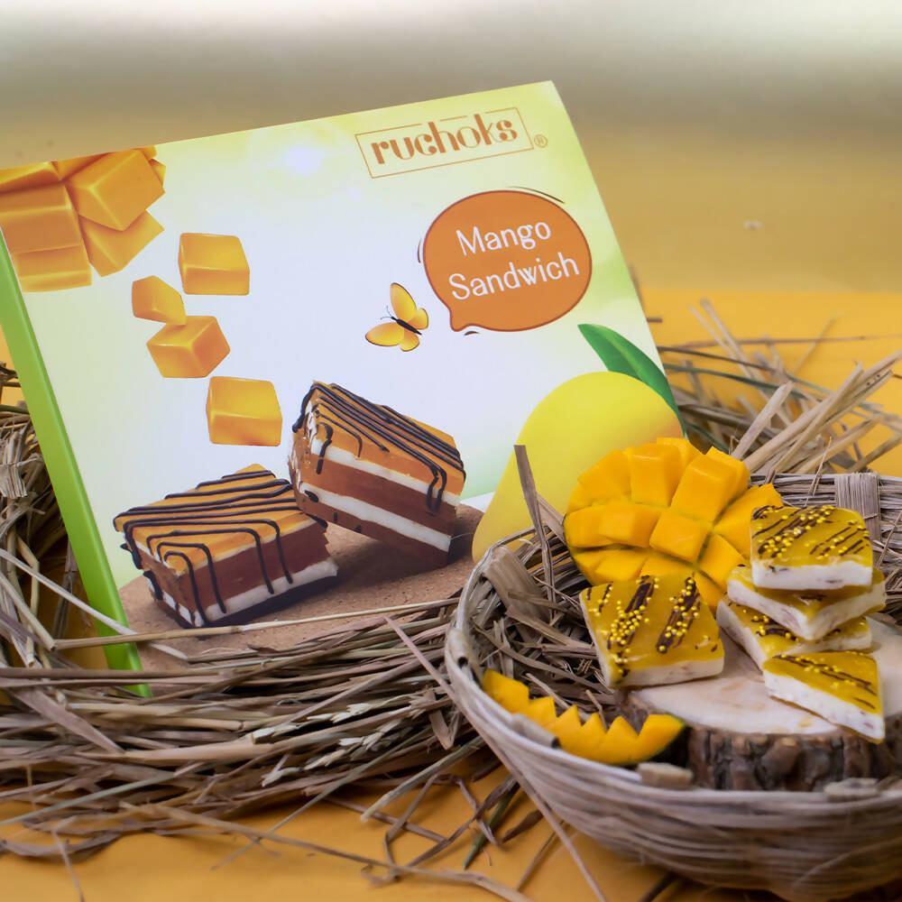 Dibha Ruchoks Mango Sandwich Chocolate | Grocsy