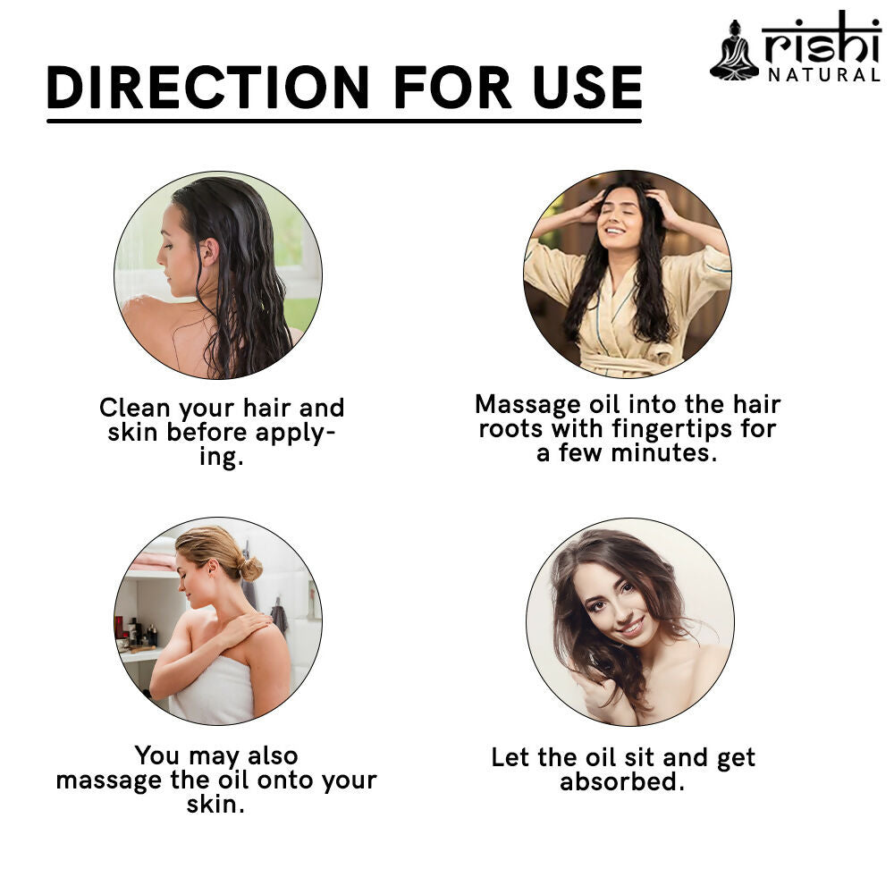 Rishi Natural Apricot Oil Wood Pressed 100% Pure | Grocsy