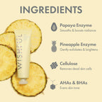 Wishful By Huda Beauty Yo Glow Enzyme Scrub - Korean Skincare | Grocsy
