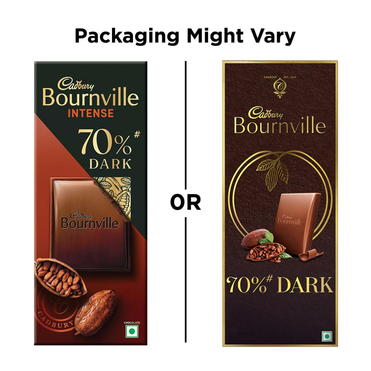 Cadbury Bournville Rich Cocoa 70% Dark Chocolate Bar | Grocsy