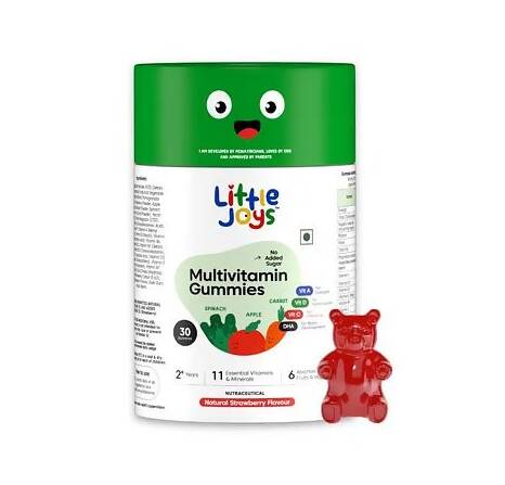 Little Joys Multivitamin Gummies for Kids (2-6 yrs) - No Added Sugar | Grocsy