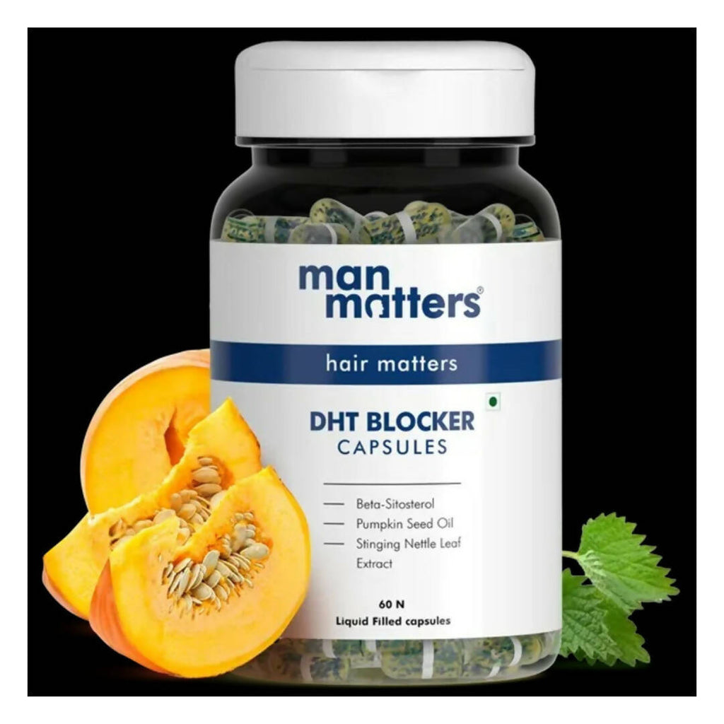 Man Matters DHT Blocker Capsules, For Anti Hair Fall | Grocsy