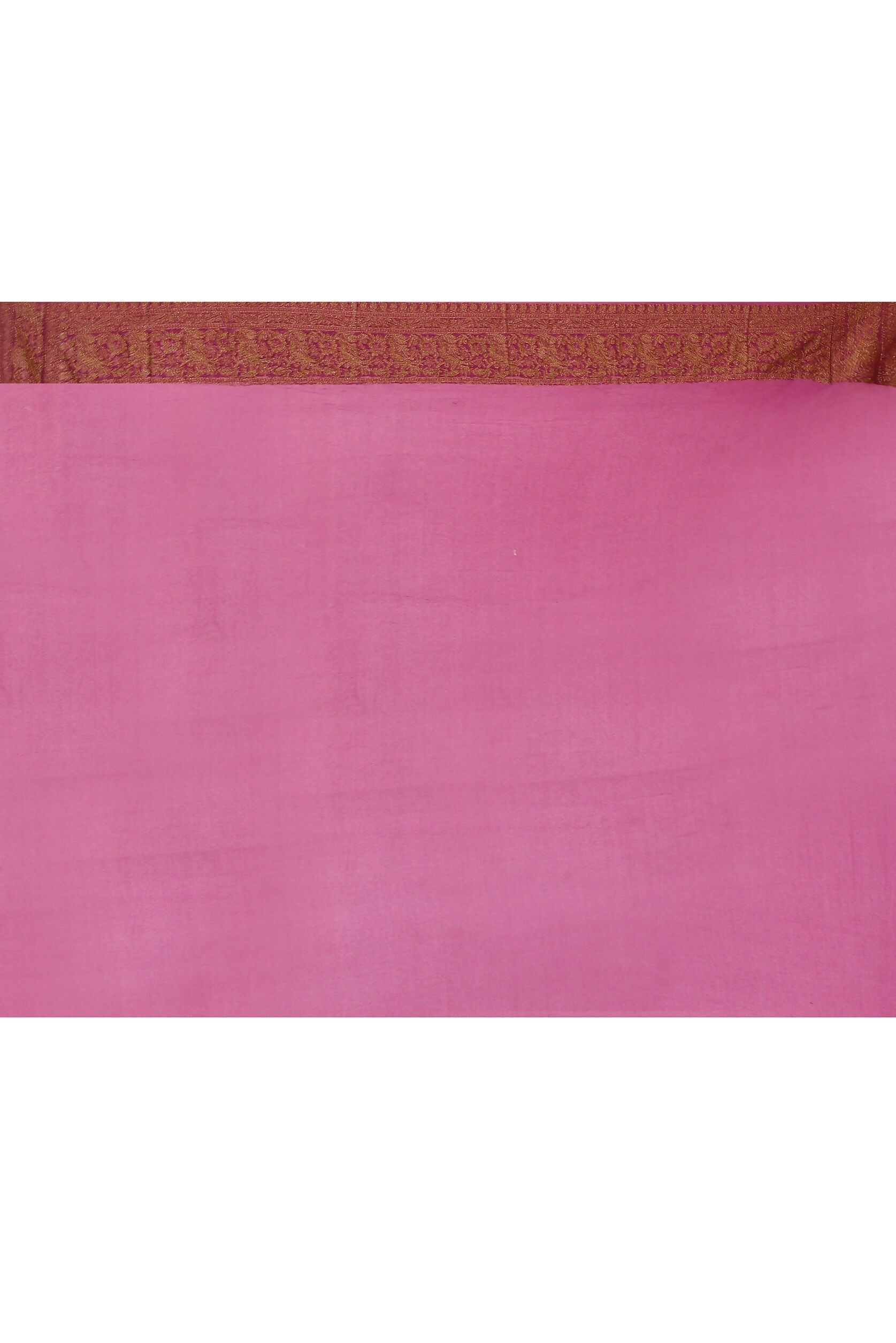 Joban Fashion Pastel Lilac Crepe Chiffon Pure Handloom Banarasi Silk Saree | Grocsy