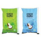 Cocoguru Coconut Oil Pouch (High Grade + Cold Pressed Combo) | Grocsy
