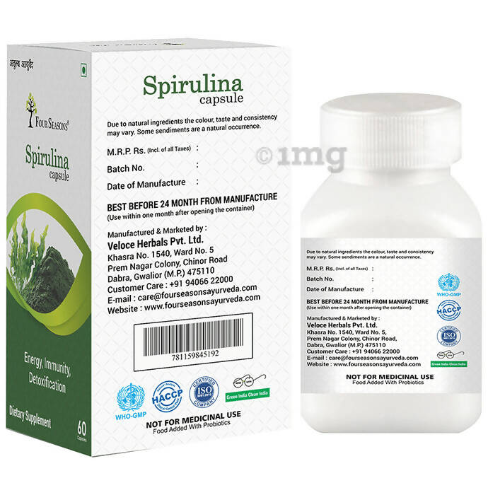 Four Seasons Spirulina Capsule | Grocsy