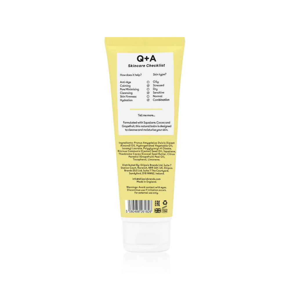 Q+A Grapefruit Cleansing Balm | Grocsy