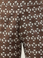 FIORRA Women's Brown Cotton Straight Kurta Pant With Dupatta | Grocsy