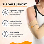 Orth-rem Elbow Support Brace For Men & Women (Pair) | Grocsy