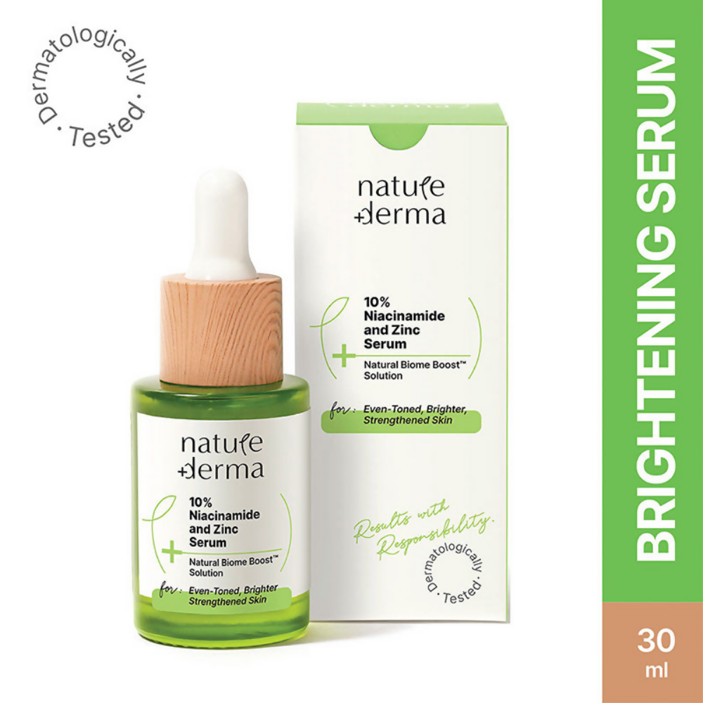 Nature Derma 10% Niacinamide & Zinc Serum | Grocsy
