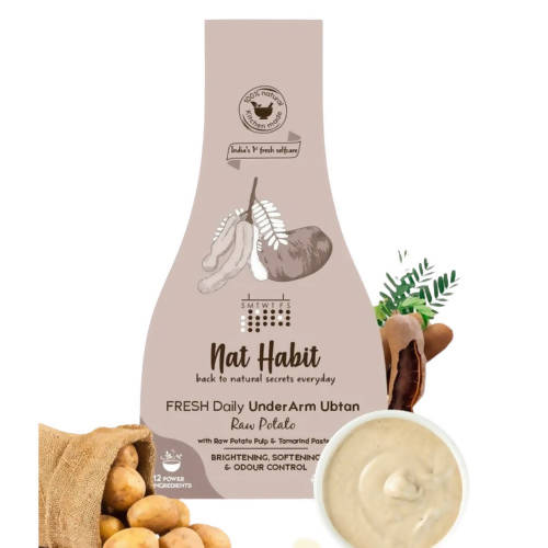 Nat Habit Raw Potato Under Arm Ubtan | Grocsy