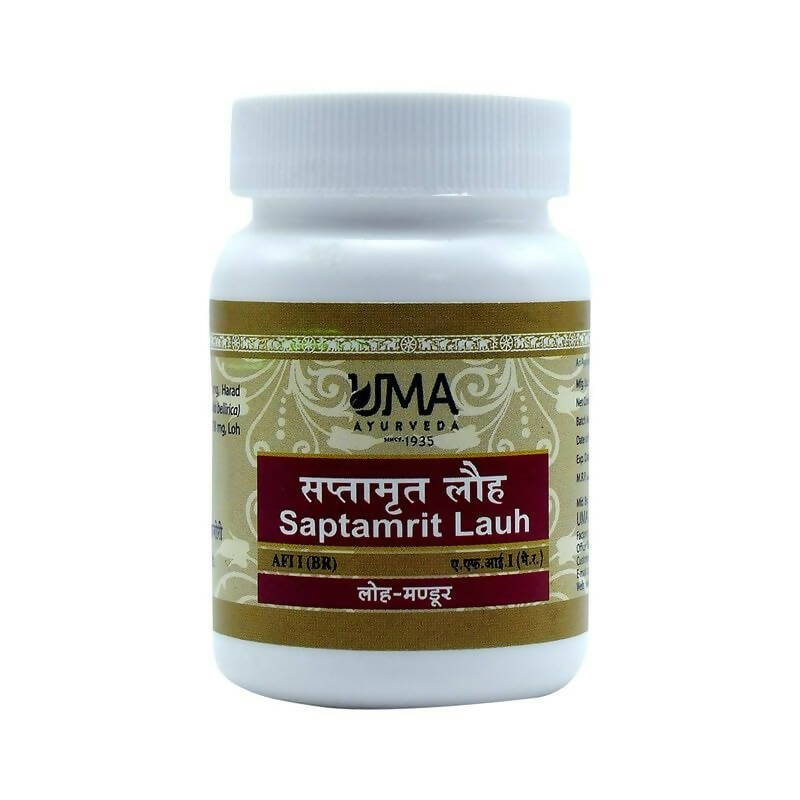 Uma Ayurveda Saptamrat Lauh Ayurvedic Tablets | Grocsy