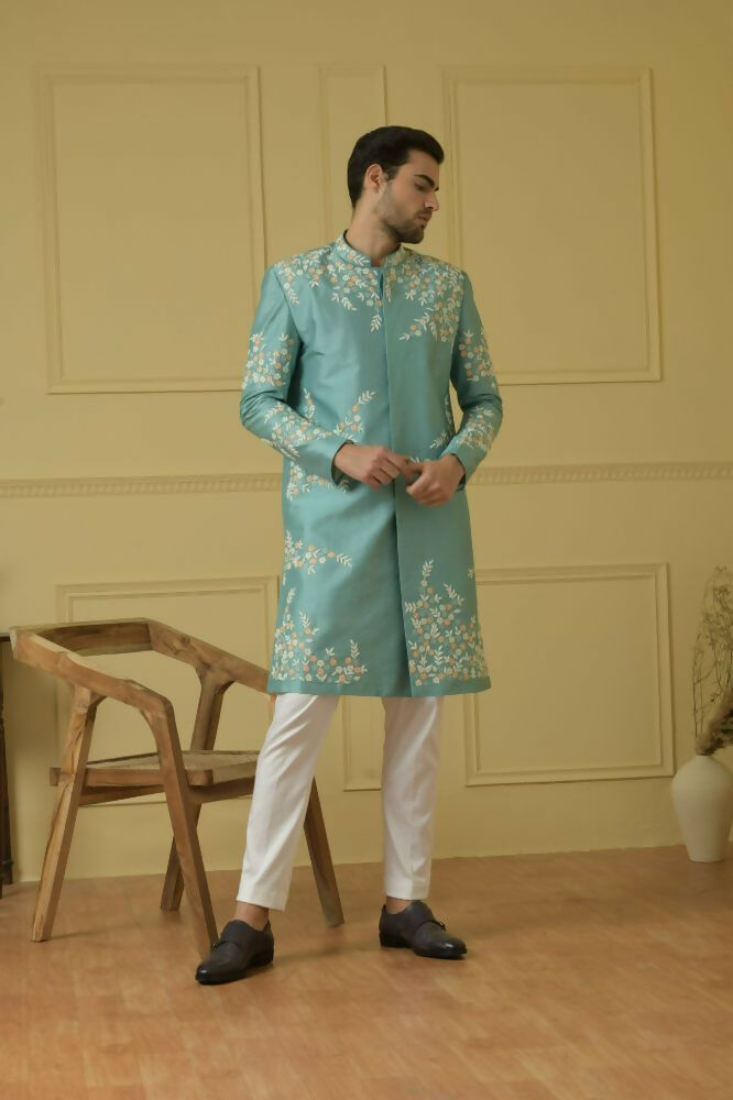 The Refined Timeless Sherwani by Hilo Design | Grocsy