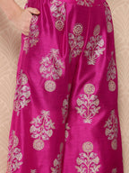 Ahalyaa Women's Traditional wear Kurta Set - Pink | Grocsy