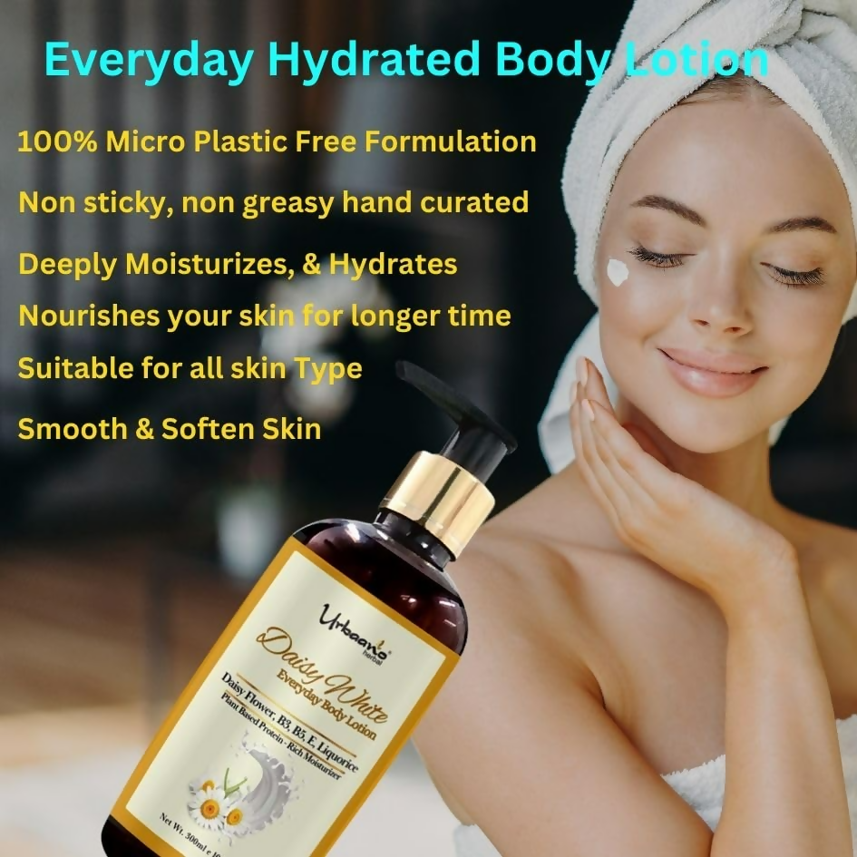 Urbaano Herbal Daisy White Everyday Body Lotion | Grocsy