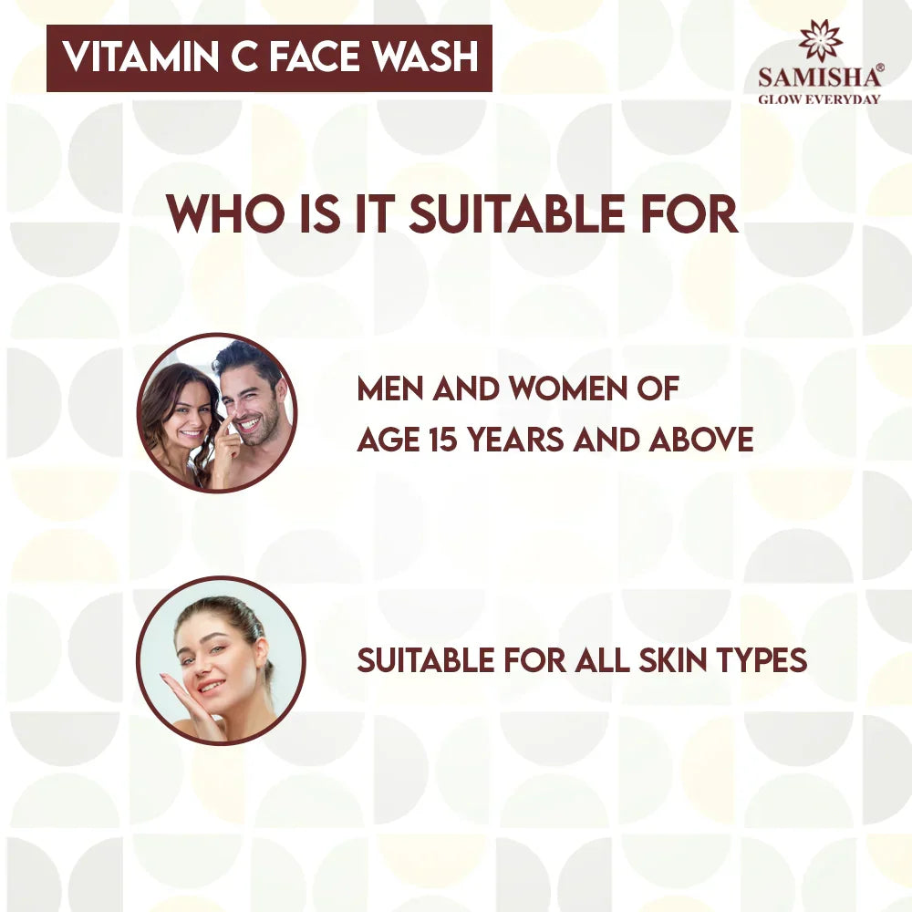 Samisha Vitamin C Face Wash | Grocsy