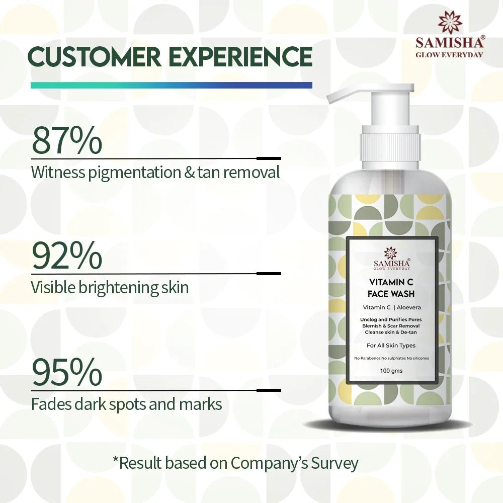 Samisha Vitamin C Face Wash | Grocsy