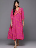 Ahalyaa Women's Traditional wear Lehnga Choli - Pink | Grocsy