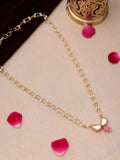 Ruby Raang Kundan and Pink Stone Necklace | Grocsy