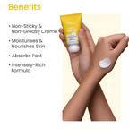 Earth Rhythm Cotton Crisp Hand Cream Enriched with Ceramide | Grocsy