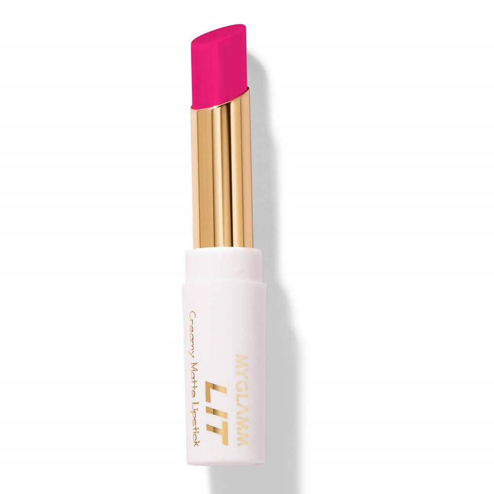 MYGLAMM LIT Creamy Matte Lipstick Rossini | Grocsy